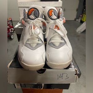 Air Jordan 8 Retro - Orange / White  (2007)